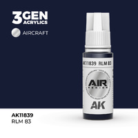AK Interactive Air Series: RLM 83 Acrylic Paint 17ml 3rd Generation