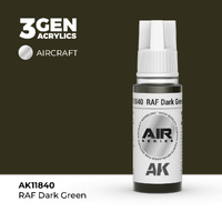 AK Interactive Air Series: RAF Dark Green Acrylic Paint 17ml 3rd Generation