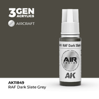 AK Interactive Air Series: RAF Dark Slate Grey Acrylic Paint 17ml 3rd Generation