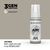 AK Interactive Air Series: RAF Light Aircraft Grey BS381C/627 Acrylic Paint 17ml 3rd Generation