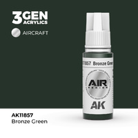AK Interactive Air Series: Bronze Green Acrylic Paint 17ml 3rd Generation