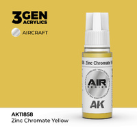 AK Interactive Air Series: Zinc Chromate Yellow Acrylic Paint 17ml 3rd Generation