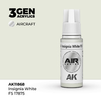 AK Interactive Air Series: Insignia White FS 17875 Acrylic Paint 17ml 3rd Generation