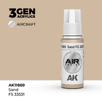 AK Interactive Air Series: Sand FS 33531 Acrylic Paint 17ml 3rd Generation