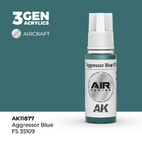 AK Interactive Air Series: Aggressor Blue FS 35109 Acrylic Paint 17ml 3rd Generation