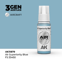 AK Interactive Air Series: Air Superiority Blue FS 35450 Acrylic Paint 17ml 3rd Generation