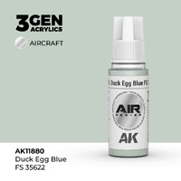 AK Interactive Air Series: Duck Egg Blue FS 35622 Acrylic Paint 17ml 3rd Generation