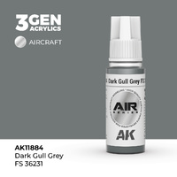 AK Interactive Air Series: Dark Gull Grey FS 36231 Acrylic Paint 17ml 3rd Generation