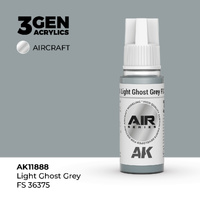 AK Interactive Air Series: Light Ghost Grey FS 36375 Acrylic Paint 17ml 3rd Generation