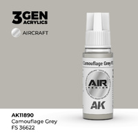 AK Interactive Air Series: Camouflage Grey FS 36622 Acrylic Paint 17ml 3rd Generation