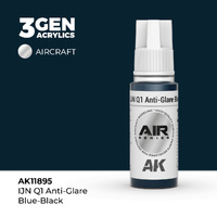 AK Interactive Air Series: IJN Q1 Anti-Glare Blue-Black Acrylic Paint 17ml 3rd Generation