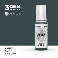 AK Interactive Air Series: AMT-11 Blue-Grey Acrylic Paint 17ml 3rd Generation
