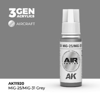 AK Interactive Air Series: MiG-25/MiG-31 Grey Acrylic Paint 17ml 3rd Generation