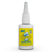AK Interactive CA Glue: Whizzer 20g Super Fast Low Density Cyanoacrylate