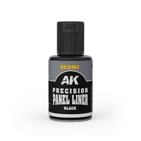 AK Interactive Precision Paneliner - Black 30ml