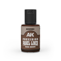 AK Interactive Precision Paneliner - Dark Brown 30ml