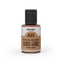 AK Interactive Precision Paneliner - Fresh Rust 30ml