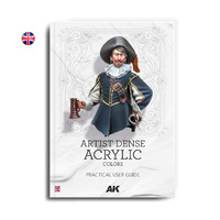 AK Interactive Book: Artist Dense Acrylic Color En