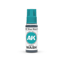 AK Interactive Acrylic Wash: Blue Moon Wash 18ml