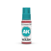 AK Interactive Acrylic Wash: Crimson Veil Wash 18ml
