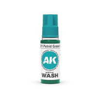 AK Interactive Acrylic Wash: Putrid Green Wash 18ml