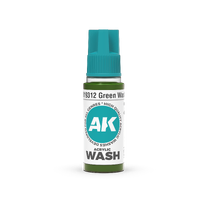 AK Interactive Acrylic Wash: Green Wash 18ml