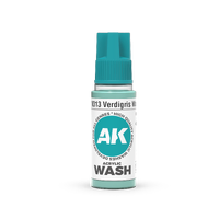 AK Interactive Acrylic Wash: Verdigris Wash 18ml