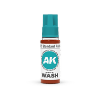 AK Interactive Acrylic Wash: Standard Rust Wash 18ml