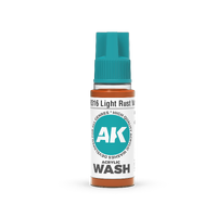 AK Interactive Acrylic Wash: Light Rust Wash 18ml