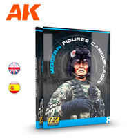 AK Interactive Book: Learning Series No.8 - Modern Figures Camouflages - English