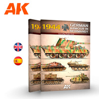 AK Interactive Book: 1944 German Armour In Normandy Camouflage Profile Guide - English