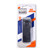 AK Interactive Extra Curved Blades For Scalpel Handle AK9545 (10 Units)