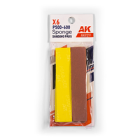 AK Interactive Sponge P500-600 Grit Sanding Pad