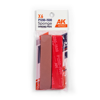 AK Interactive Sponge P1200-1500 Grit Sanding Pad