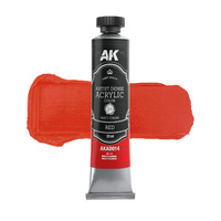 AK Interactive Artist Dense Acrylic Red 20ml