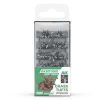 AK Interactive Basing Bits - Grass Tufts (22)