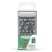 AK Interactive Basing Bits - Forest Mushrooms (63)