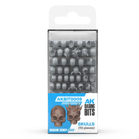 AK Interactive Basing Bits - Skulls (72)