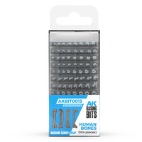 AK Interactive Basing Bits - Human Bones (120)