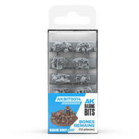 AK Interactive Basing Bits - Bones Remains (12)