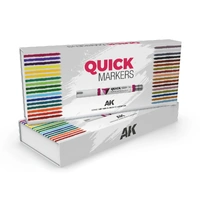 AK Interactive Quick Marker Set: Special Box Full Range - 34 Colours