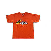 Alpha Plus T-shirt M-Size(Orange)-YOUTH