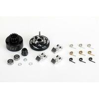 Alpha Clutch Bell COMBO SET (14T, bearings, flywheel, clutch shoes, springs, nut)