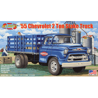 Atlantis 1/48 1955 Chevy Stake Truch with Glass [H1401]