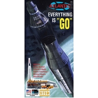 Atlantis 1/110 Atlas w/ Launch Pad/Mercury Capsule 50 Year Celebration! Plastic Model Kit