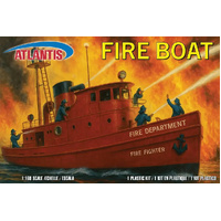 Atlantis 1/160 Fire Boat - Harbour Fire Department Plastic Model Kit
