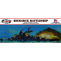 Atlantis 1/600 Bismarck Battleship Plastic Model Kit [M3008]