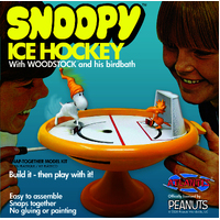 Atlantis Snoopy and Woodstock Ice Hockey Game Build and Play [M5696]