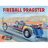 Atlantis 1/24 Fireball Slingshot Dragster Plastic Model Kit