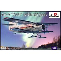 Amodel 1/144 An-2 Colt "Narya Mar" on ski gear Plastic Model Kit [1436]